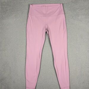 Lululemon Align Leggings Pink Rose High Rise 28"